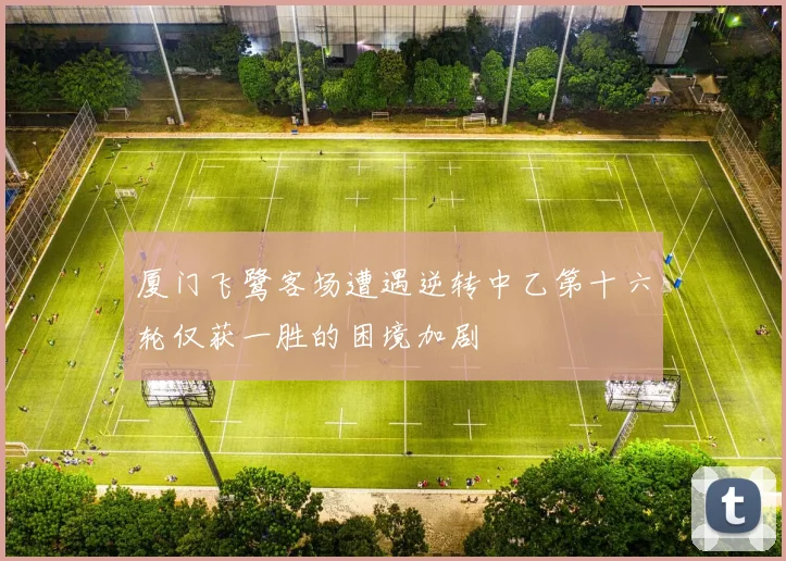 厦门飞鹭客场遭遇逆转中乙第十六轮仅获一胜的困境加剧